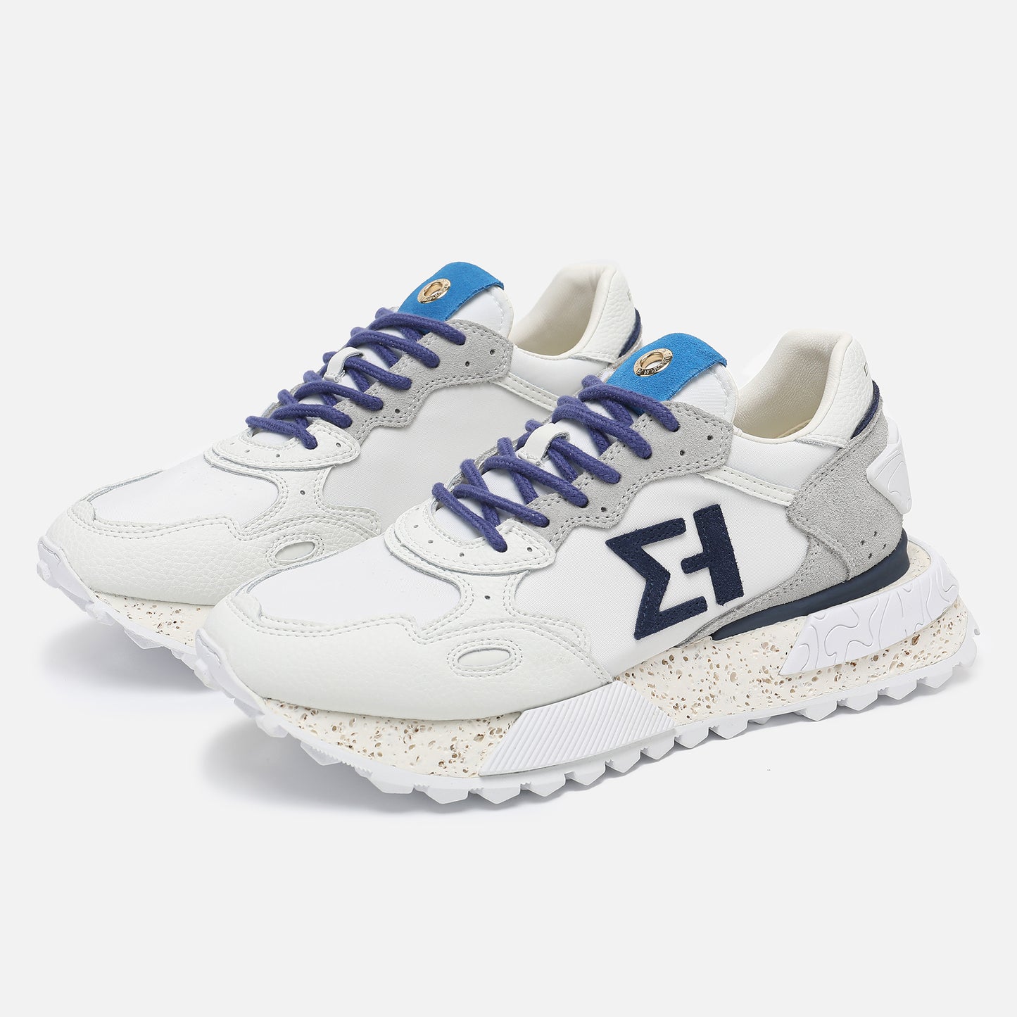 NSJ358-White Navy